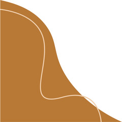 Abstract Blob Corner Vector