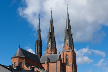 Church of Uppsala in Sweden