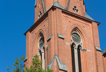 Church of Uppsala in Sweden