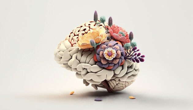 The Human Brain and the Power of Love, Emotion, and Charity, made with Generative AI