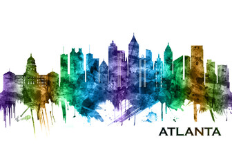 Obraz premium Atlanta Georgia Skyline