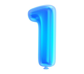 Number Balloons 3D Generative AI