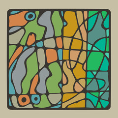 stained glass window