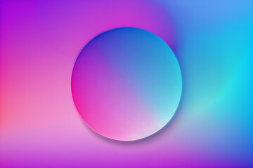 Blurred colorful abstract gradient backdrop, empty smooth blur rainbow color background, Ai generated