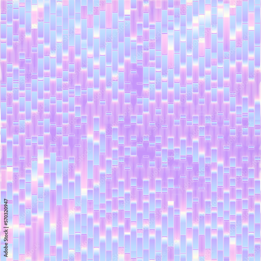 Aufkleber Pattern of lines with trendy neon colored gradient. Abstract background. 3d rendering digital illustration