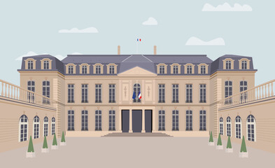 palais de l'Élysée, résidence présidentielle faubourg saint honoré
