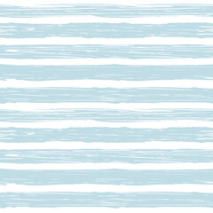 Stripes pattern, summer blue striped seamless vector background, navy brush strokes. pastel grunge stripes, watercolor paintbrush line