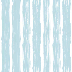 Stripes pattern, summer blue striped seamless vector background, navy brush strokes. pastel grunge stripes, watercolor paintbrush line