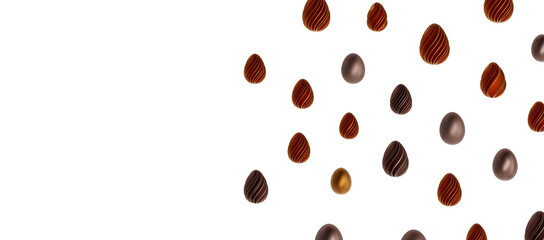 Golden eggs. 3d render illustration.