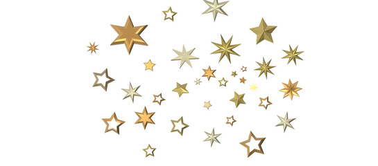 stars background, sparkle lights confetti falling. magic shining Flying christmas stars on night