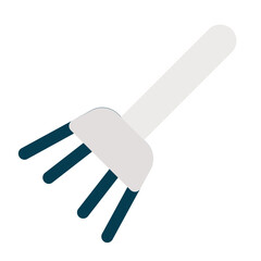 rake flat design icon