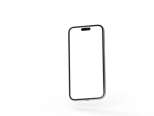 realistic smartphone template mockup for user experience presentation