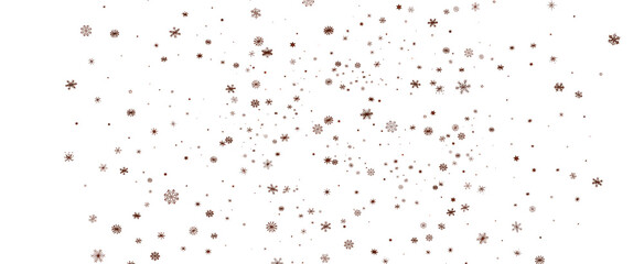 new year pattern. Christmas theme, golden openwork shiny snowflakes, star, 3D rendering.