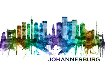 Fototapeta premium Johannesburg South Africa Skyline