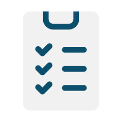 list flat design icon