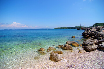 piccola isola di susak parte settentrionale della croazia