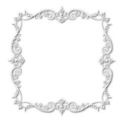 frames in vintage style with elements of ornament, art, pattern, background, texture
