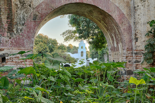 Church in the distance