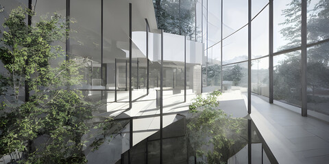 futuristic house concept, modern