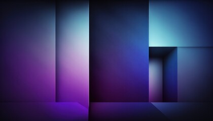 Abstract wallpaper with gradient colors background dark blue with purple, rectangles