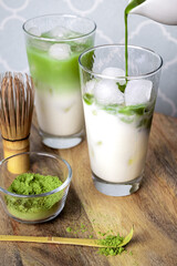 Ice Matcha Latte 