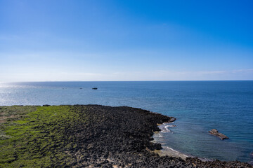 残波岬灯台からの眺望