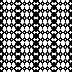 Vector geometric ornament in ethnic style. Seamless pattern with  abstract shapes,Black and white color. Repeating pattern for decor, textile and fabric.