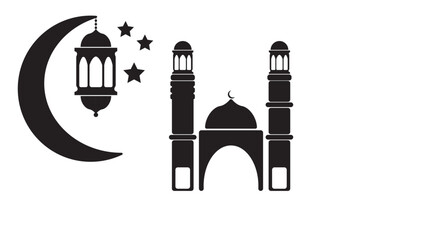 Ramadan Flat Icon Open Illustrator File