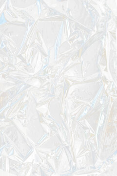 abstract crumpled aluminum texture