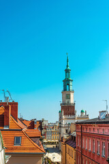 Fototapeta premium Street view of Old Town, Poznan, Poland