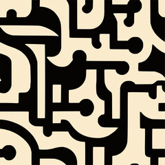 Ethnic African style Geometric Vector Seamless Pattern textile print. traditional design. Creative pattern backgrounds.