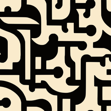 Ethnic African style Geometric Vector Seamless Pattern textile print. traditional design. Creative pattern backgrounds.