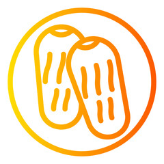date palm gradient icon