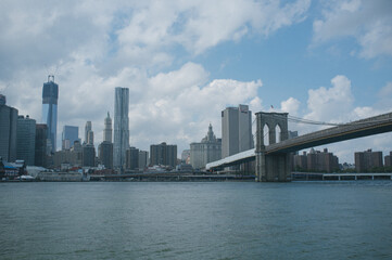 Brooklyn Bridge Over River