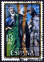 Postage stamp Spain 1982 Sts. Andrew and Francis