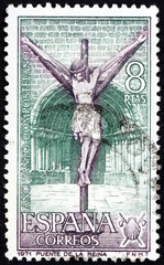 Postage stamp Spain 1971 Christ on the Cross
