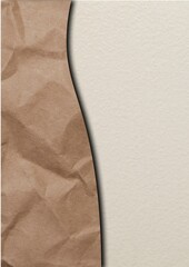 fond flyer papier froissé