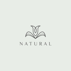 Natural beauty logo design inspiration