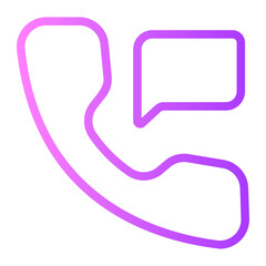 call gradient icon