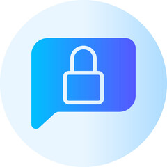 chat gradient icon