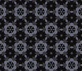 Geometric pattern. Seamless vector background. Ethnic graphic design.