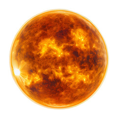 sun and planet On a transparent background for decoration in the project. generative AI - obrazy, fototapety, plakaty
