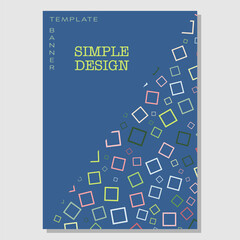 The composition of geometric shapes. Layout for creative ideas for the design of title pages, covers, books, brochures, leaflets, posters, booklets. Layout of the interior and decoration ideas