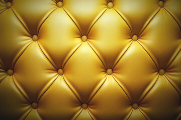 Fototapeta premium Golden leather pattern, generative ai