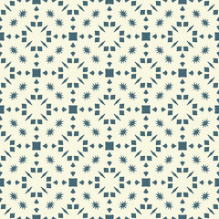 Fototapeta premium Geometric pattern. Seamless vector background. Ethnic graphic design 