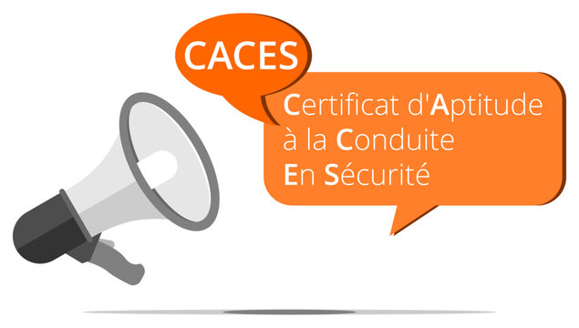 M&eacute;gaphone CACES - Certificat d'aptitude &agrave; la Conduite en S&eacute;curit&eacute;