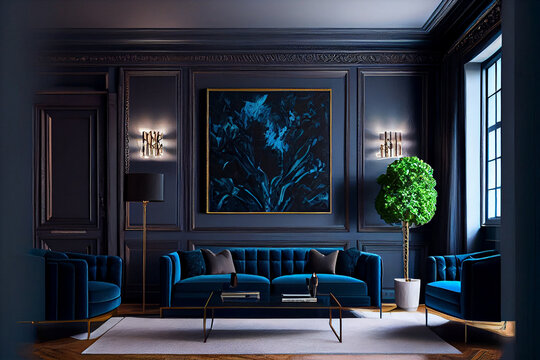 Navy living room ideas - 10 ways to pull off this color | Livingetc