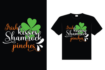 St. Patrick's day typography colorful Irish quote vector Lettering t-shirt design