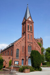 Fototapeta na wymiar Kath. Kirche St. Laurentius in Wismar