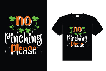 Naklejka premium St. Patrick's day typography colorful Irish quote vector Lettering t-shirt design